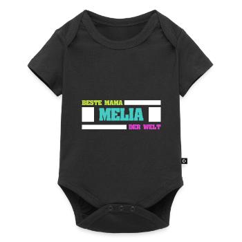 Mother Melia - Baby Premium short-sleeve bodysuit - black - Front