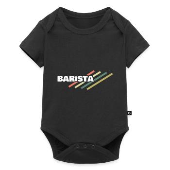 Gift for Barista - Baby Premium short-sleeve bodysuit - black - Front