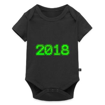Nerd 2018 - Baby Premium short-sleeve bodysuit - black - Front