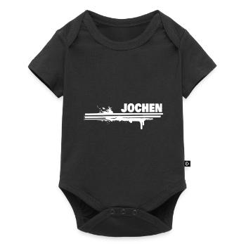 Geschenk für Jochen - Baby Premium Kurzarmbody - Schwarz - Vorne