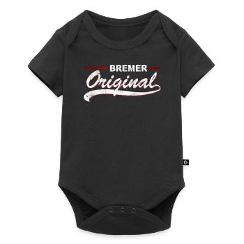 Bremer Original - Baby Premium Kurzarmbody - Schwarz - Vorne