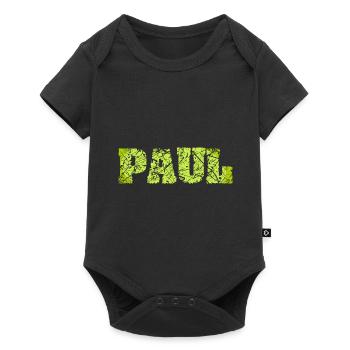 Paul - Baby Premium short-sleeve bodysuit - black - Front