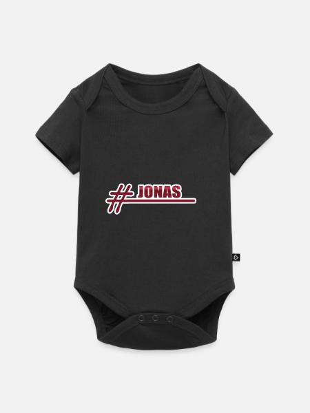 Style Jonas - Baby Premium Kurzarmbody - Schwarz