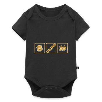 Birth of Dejan - Baby Premium short-sleeve bodysuit - black - Front