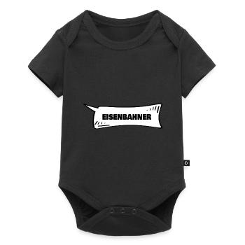 Eisenbahner - Baby Premium Kurzarmbody - Schwarz - Vorne