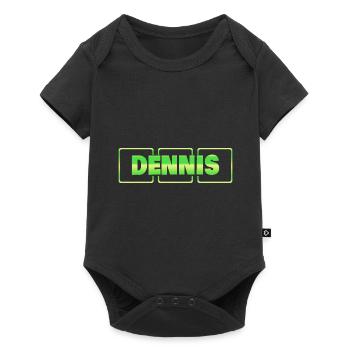 Gift for Dennis - Baby Premium short-sleeve bodysuit - black - Front