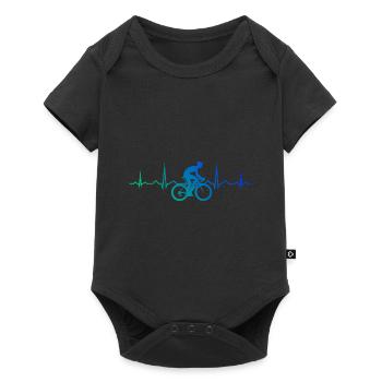 Road Cyclist Road Bike Road Bike Road Cycling - Baby Premium short-sleeve bodysuit - black - Front