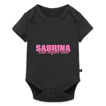 Cadeau pour Sabrina - Body à manches courtes Premium Bébé - noir - Devant