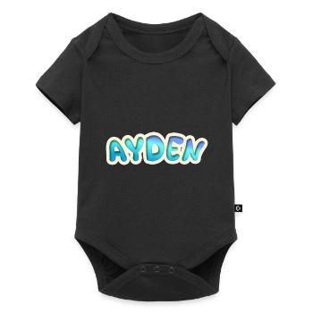 Cadeau pour Ayden - Body à manches courtes Premium Bébé - noir - Devant