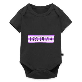 Cadeau pour Pauline - Body à manches courtes Premium Bébé - noir - Devant