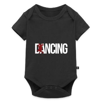 Breakdancing Tanzen für Tänzer - Baby Premium Kurzarmbody - Schwarz - Vorne