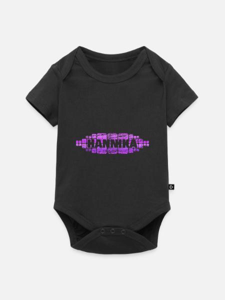 Mutti Hannika - Baby Premium Kurzarmbody - Schwarz