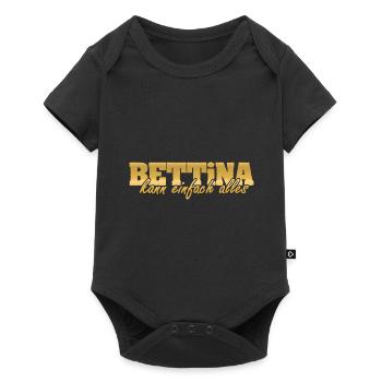 Mme Bettina - Body à manches courtes Premium Bébé - noir - Devant