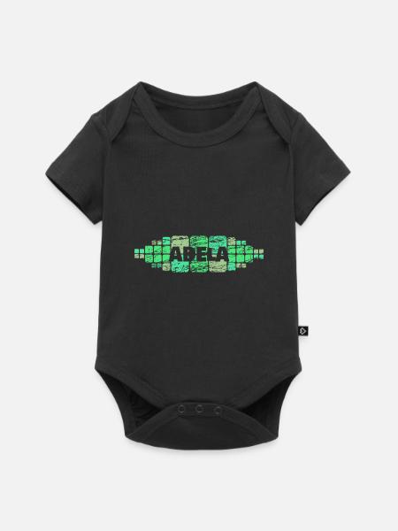 Geschenk für Adela - Baby Premium Kurzarmbody - Schwarz
