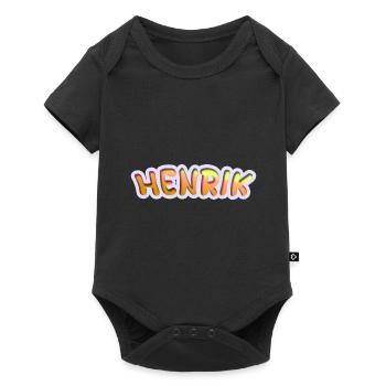 Henrik - Body à manches courtes Premium Bébé - noir - Devant