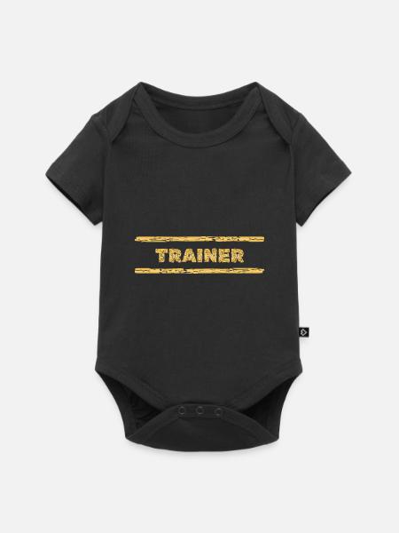 Trainer als Beruf - Baby Premium Kurzarmbody - Schwarz
