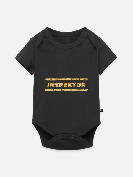 Inspektor als Beruf - Baby Premium Kurzarmbody - Schwarz
