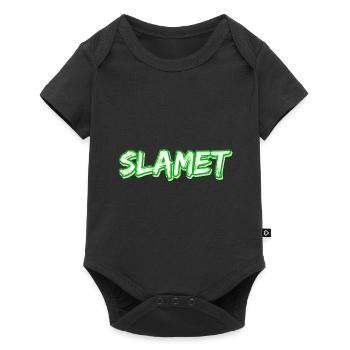 Slamet - Baby Premium Kurzarmbody - Schwarz - Vorne