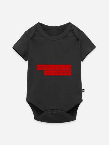 Bewusstsein ist alles - Baby Premium Kurzarmbody - Schwarz