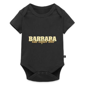 Barbara als Frau - Baby Premium Kurzarmbody - Schwarz - Vorne
