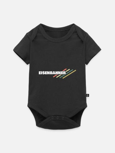 Arbeitsplatz Eisenbahner - Baby Premium Kurzarmbody - Schwarz
