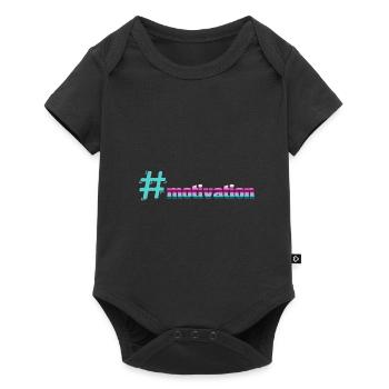 motivation - Baby Premium short-sleeve bodysuit - black - Front
