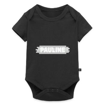 Cadeau pour Pauline - Body à manches courtes Premium Bébé - noir - Devant