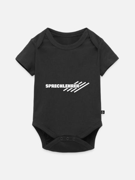 Arbeitsplatz Sprechlehrer - Baby Premium Kurzarmbody - Schwarz