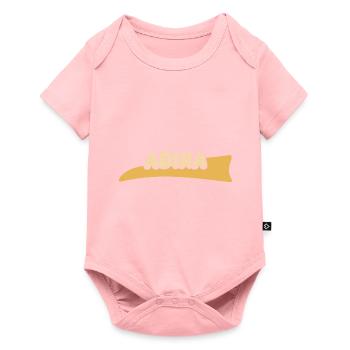 First name Adina - Baby Premium short-sleeve bodysuit - rose - Front