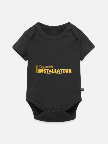 Beruf Installateur - Baby Premium Kurzarmbody - Schwarz