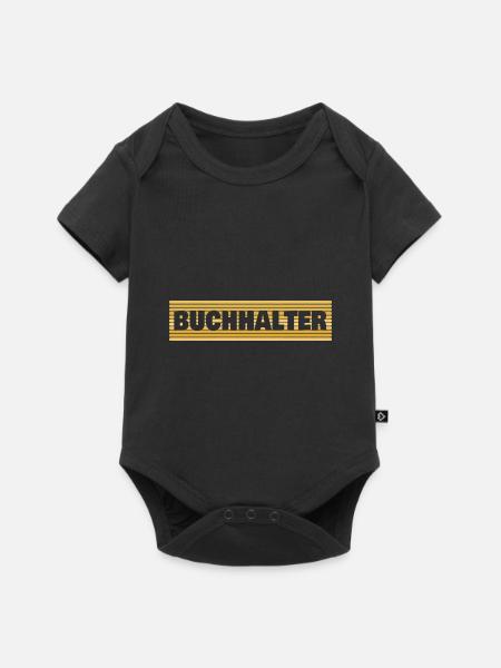 Buchhalter - Baby Premium Kurzarmbody - Schwarz