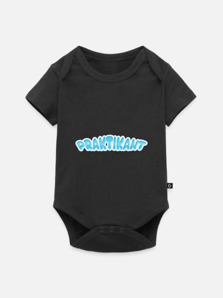Praktikant als Praktikant - Baby Premium Kurzarmbody - Schwarz