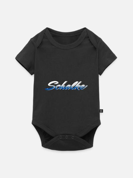 Schalke - Baby Premium Kurzarmbody - Schwarz