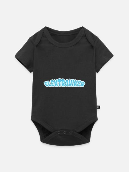 Elektroniker als Elektroniker - Baby Premium Kurzarmbody - Schwarz