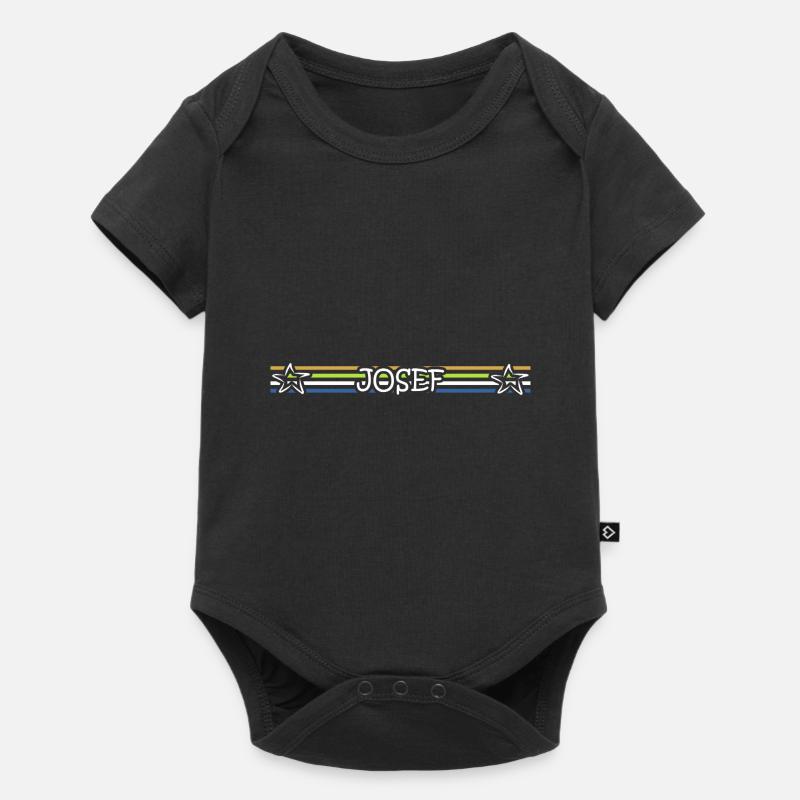 Geburtstag Josef - Baby Premium Kurzarmbody - Schwarz
