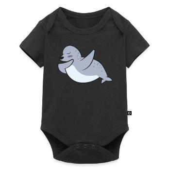 Seal - Dab, dabbing, dabbing, dancing - Baby Premium short-sleeve bodysuit - black - Front