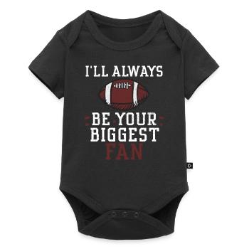 I'll Always Be Your Biggest Fan - Baby Premium Kurzarmbody - Schwarz - Vorne