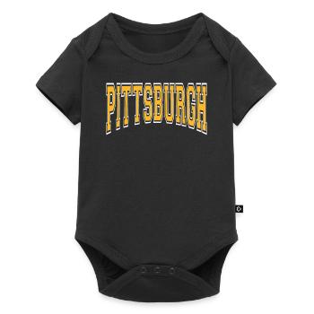 Pittsburgh - Baby Premium short-sleeve bodysuit - black - Front