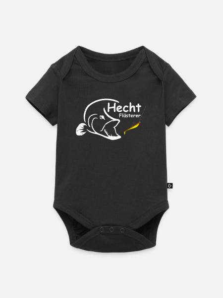 Hecht Flüsterer - Baby Premium Kurzarmbody - Schwarz