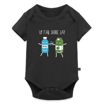 Apfelsaft Apfelschorle Apfelsaftschorle Geränke - Baby Premium Kurzarmbody - Schwarz - Vorne