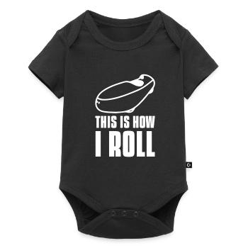 Velomobile And Recumbent Bike Biker - Baby Premium short-sleeve bodysuit - black - Front