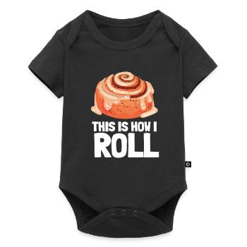 Cinnamon Roll Cinnamon Buns And Cinnamon Swirl - Body à manches courtes Premium Bébé - noir - Devant