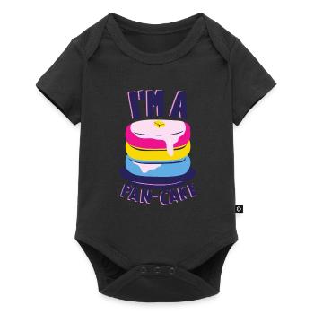 Pansexual Pride Flag LGBT Gay LGBTQ Awareness - Baby Premium short-sleeve bodysuit - black - Front