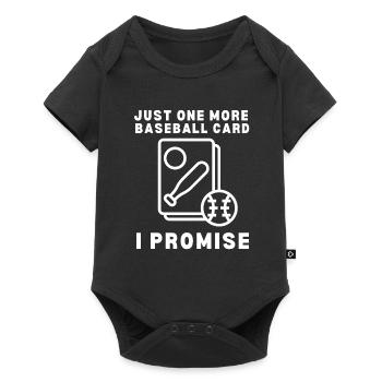 Baseball Card Collector And Baseball Memorabilia - Baby Premium short-sleeve bodysuit - black - Front