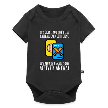 Baseball Card Collector And Baseball Memorabilia - Baby Premium short-sleeve bodysuit - black - Front