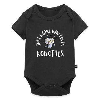 Robotics Robots Droid Builder And Robotics - Baby Premium short-sleeve bodysuit - black - Front