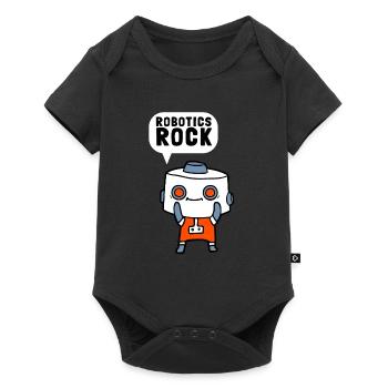 Robotics Robots Droid Builder And Robotics - Baby Premium short-sleeve bodysuit - black - Front