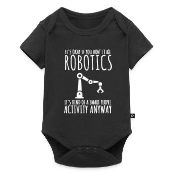 Robotics Robots Droid Builder And Robotics - Baby Premium short-sleeve bodysuit - black - Front