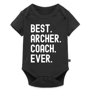 Archer Archery Arrow Archery Archery - Baby Premium short-sleeve bodysuit - black - Front