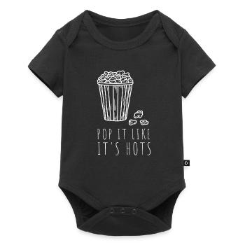 Popcorn Machine Movie Lover Theater Cinema - Baby Premium short-sleeve bodysuit - black - Front
